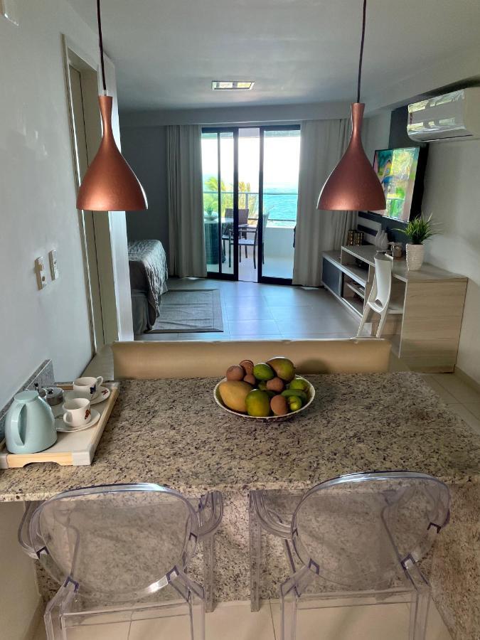 Tabatinga Residence Flat Pé na Areia II Conde  Esterno foto