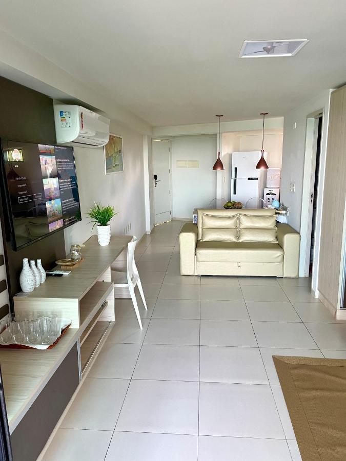 Tabatinga Residence Flat Pé na Areia II Conde  Esterno foto